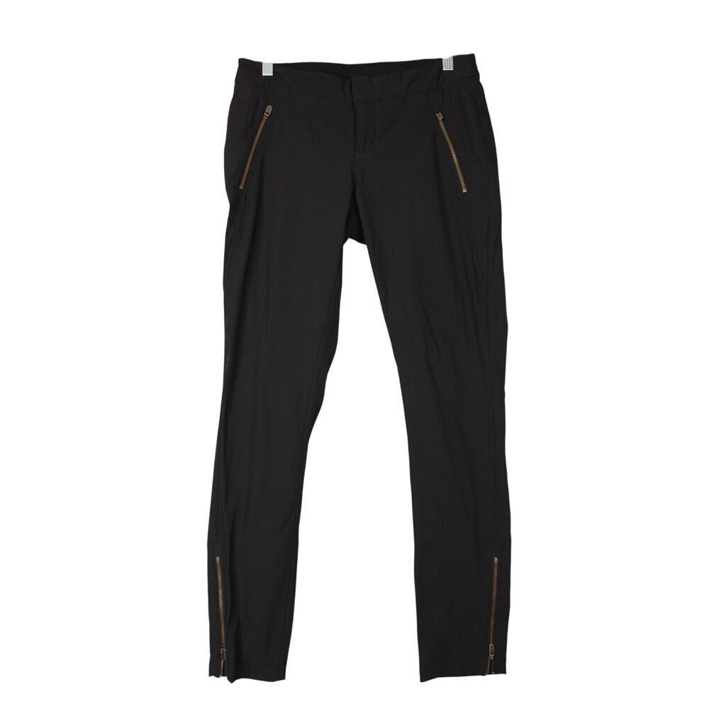 Athleta Womens Stellar Tight Zip Pocket Ankle Pants Size Med Black